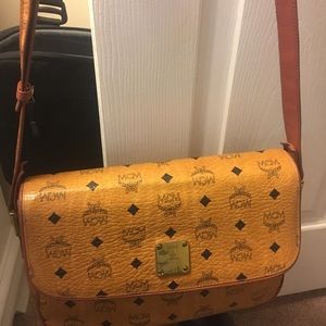 Authentic MCM bag with wallet--no offers